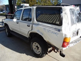 1995 TOYOTA 4RUNNER SR5 WHITE 3.0 AT 2WD Z21348